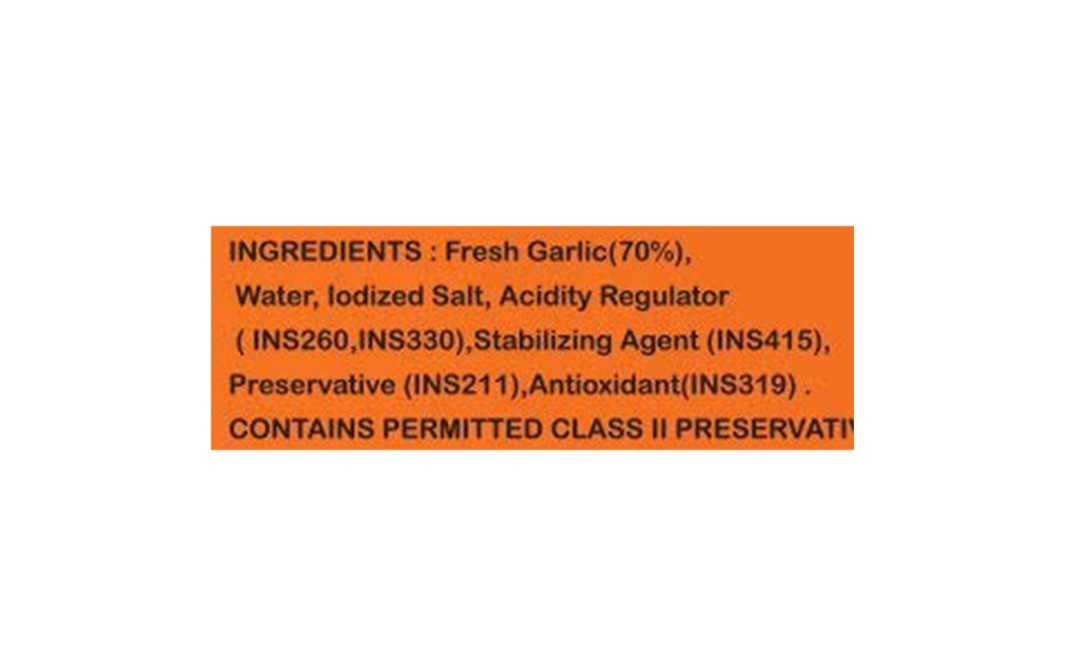 Nutty Garlic Paste    Plastic Jar  1 kilogram